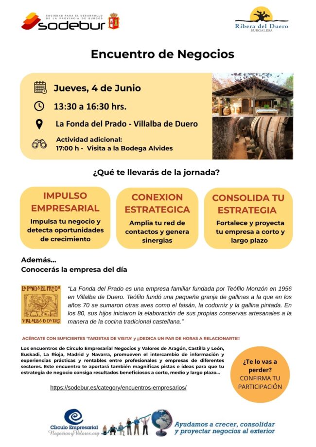 Encuentro de empresarios Villalba de Duero